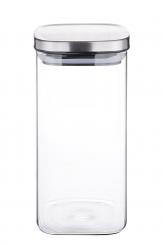 Vorratsdose Borosilikatglas eckig 1500 ml 