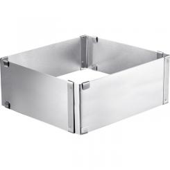 Backrahmen, quadratisch, verstellbar, 8 cm hoch 