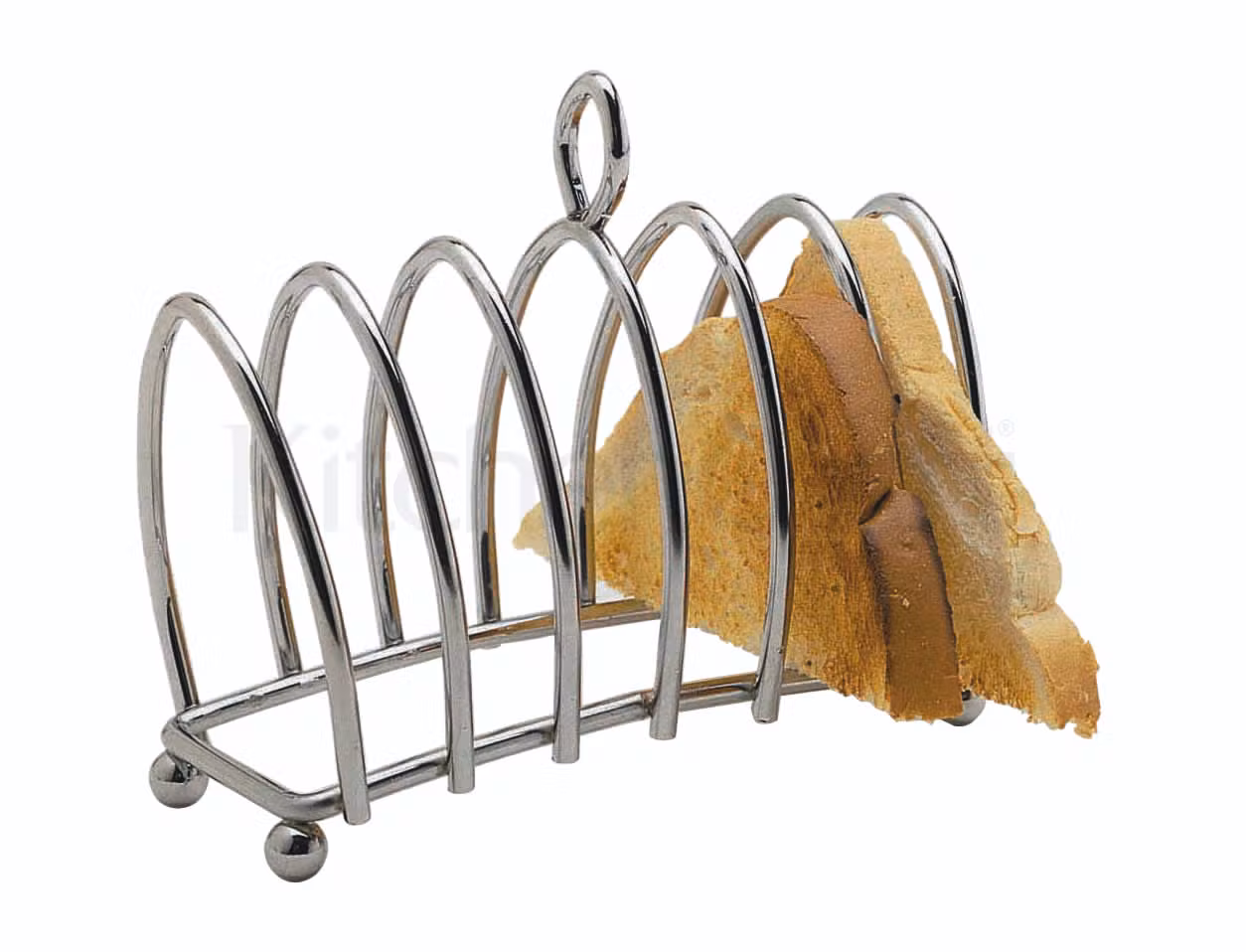 KitchenCraft verchromter Toastständer für sechs Scheiben 