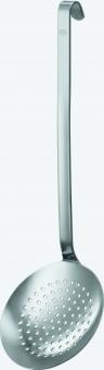 Haken Schaumlöffel flach, grob gelocht, Ø 12 cm 