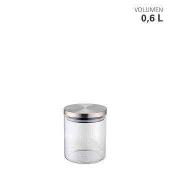 Vorratsdose aus Borosilikatglas, 600 ml 