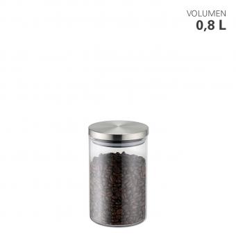 Vorratsdose aus Borosilikatglas, 800 ml 