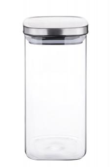 Vorratsdose Borosilikatglas eckig 1500 ml 