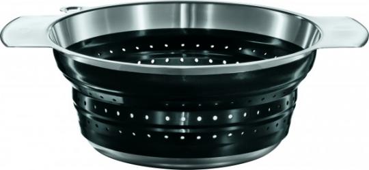 Seiher faltbar schwarz, Ø 24 cm 