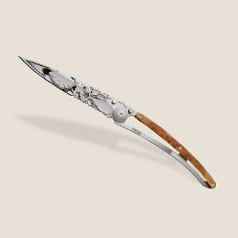Deejo Serrated 37g Wacholderholz / Hirsch 