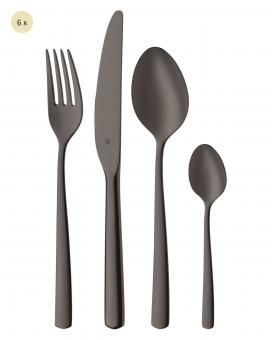 Boston Besteck-Set, Dark Passion, 24-teilig, Cromargan® 
