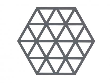 Untersetzer Cool Grey Triangle, 16 x 14 cm 