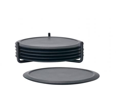 Glasuntersetzer mit Halter Black 