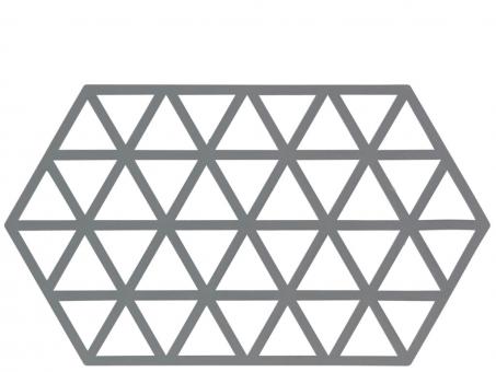 Topfuntersetzer cool grey triangle, 24 x 14cm 