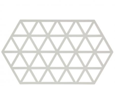 Topfuntersetzer warm grey triangle, 24 x 14cm 