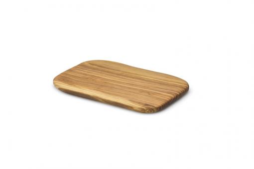 Schneidebrett Naturform, Olivenholz, 25 x 15 x 1.2 cm 