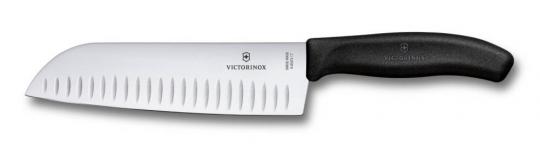 Swiss Classic Santokumesser mit Kullenschliff 