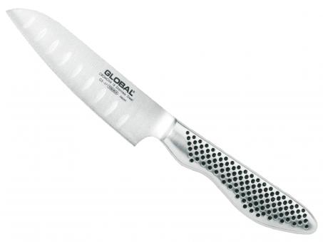 Global GS-57, kleines Santokumesser mit Kullenschliff, 11 cm 