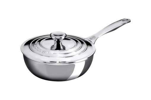 Antihaftbeschichtete Sautépfanne aus 3-ply PLUS Edelstahl, Ø 20 cm 